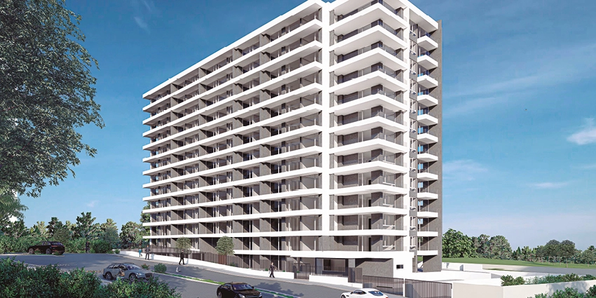 Render del Edificio Bellavista, Lomas de San Sebastián, Concepción