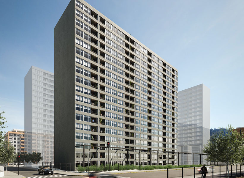 Render del edificio Vista Llacolén, Concepción